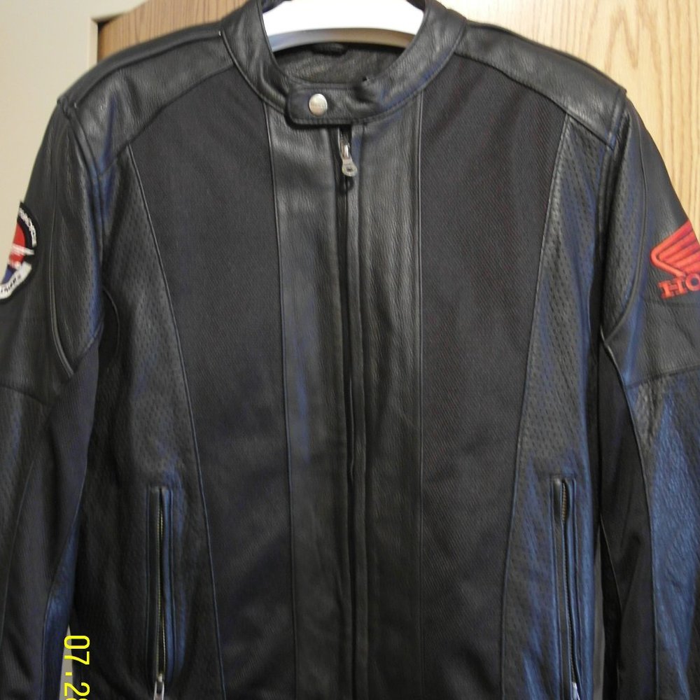 Honda motorcycle leather jacket.